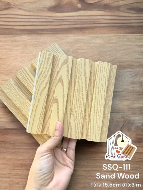 ระแนงรุ่น “ร่องตื้น” Sand Wood