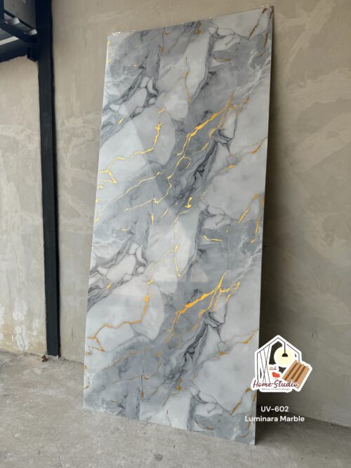 UV Marble Board .แผ่นหินอ่อนเทียม Hi Gross ลาย Luminara Marble
