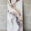 แผ่น UV Marble Board ลายหินอ่อนตกแต่งผนังภายใน สีครีมทอง สไตล์ Luxury